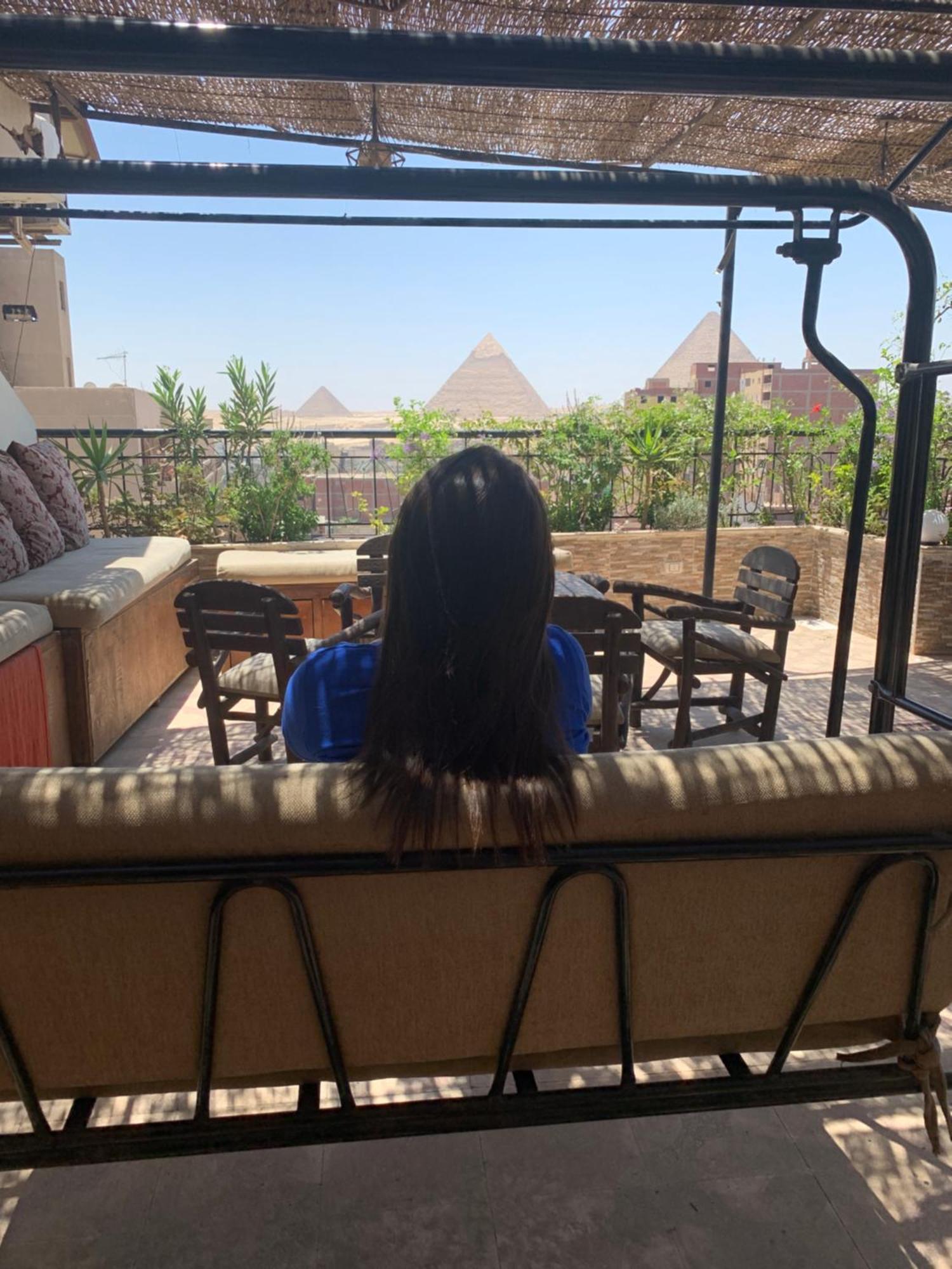 Draz Pyramids View Bed & Breakfast Kafrat al Jabal ภายนอก รูปภาพ