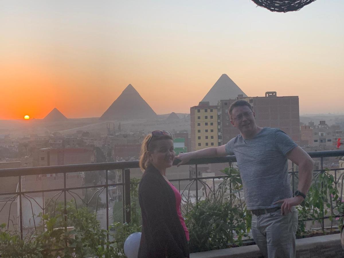 Draz Pyramids View Bed & Breakfast Kafrat al Jabal ภายนอก รูปภาพ